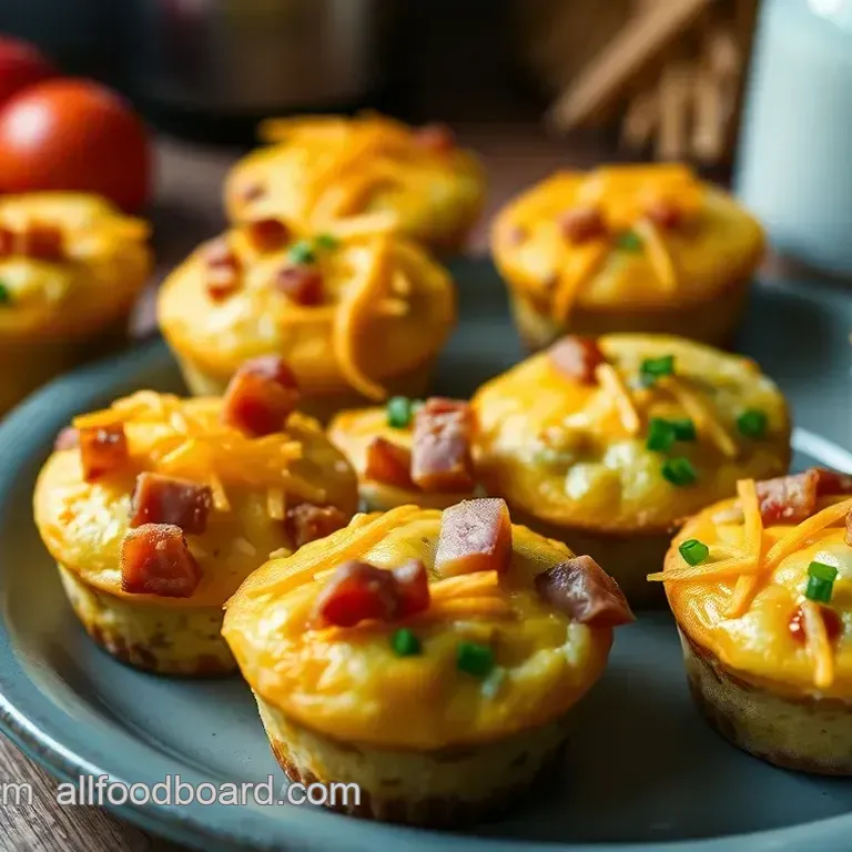 Ham & Cheese Egg Muffins