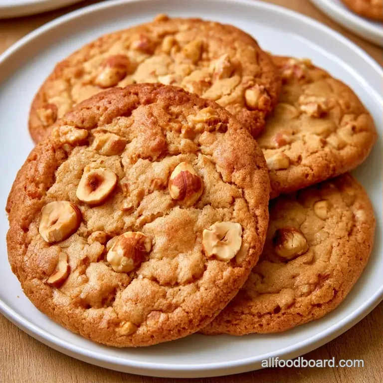 Elegant platter of golden nutty biscuits accented by cinnamon sticks and fresh pine needles for a festive look.