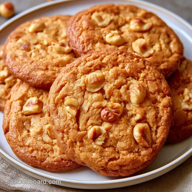 Hazelnut Christmas Cookies with Coconut Sugar
