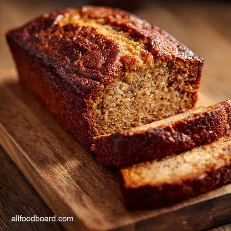 Healthy Banana Bread: the Ultimate Whole Wheat Loaf with Greek Yogurt presentation