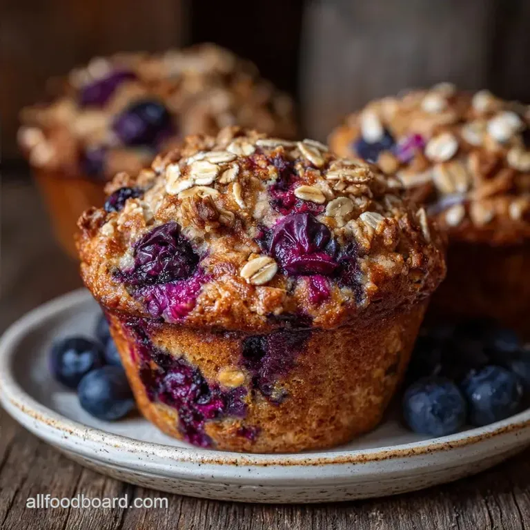 Huckleberry Muffins: Healthy and Rustic