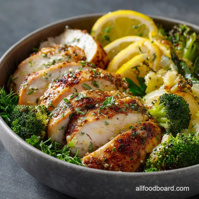 Healthy Meal Prep Recipes: Sunny Lemon-Herb Chicken Farro Power Bowls