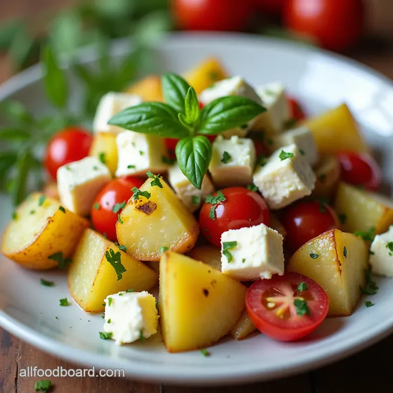 Best Healthy Mediterranean Potato Salad Recipe MayoFree Lemony Herb Feta Potato Salad A Vibrant Mediterranean Twist