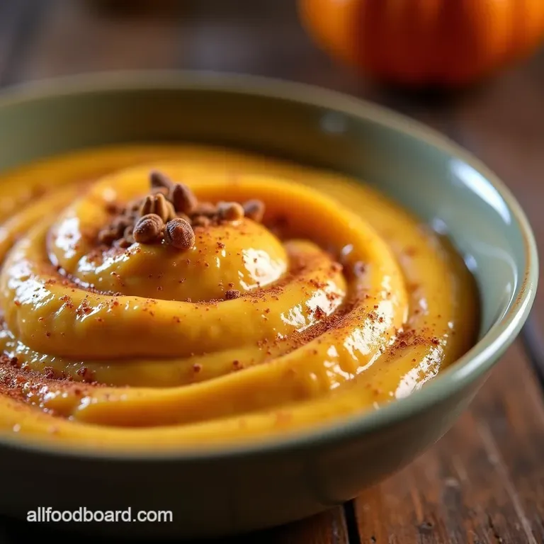 Velvety Spiced Pumpkin Dream Naturally Sweetened Mousse presentation