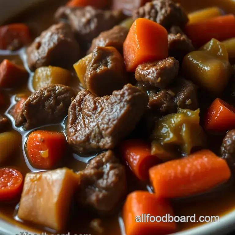 Hearty Beef Stew Mix presentation