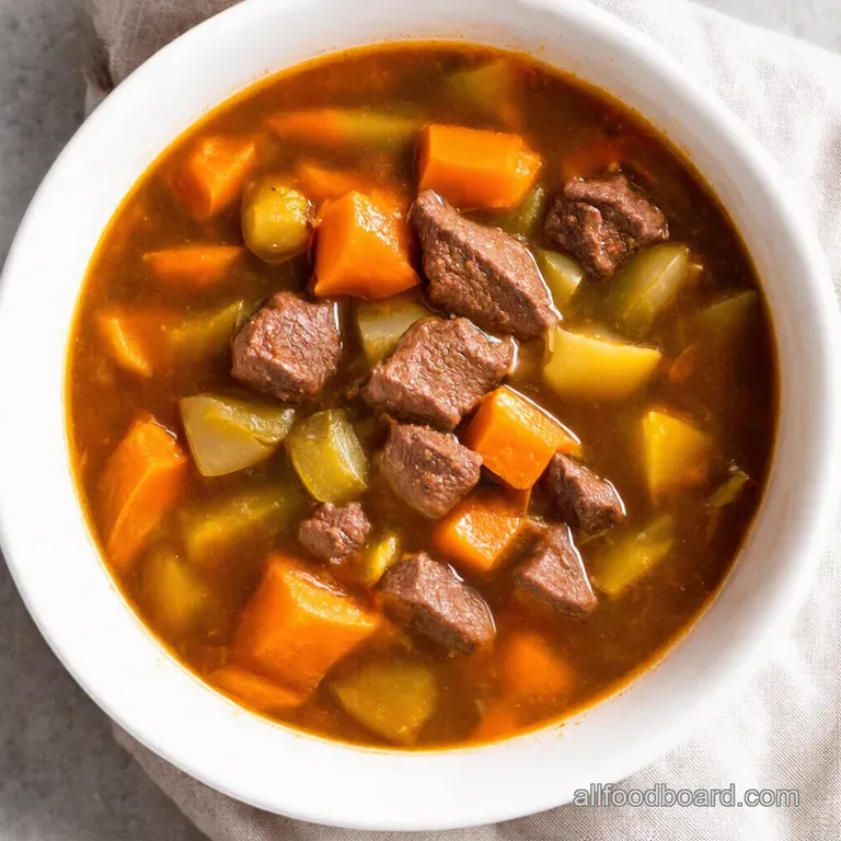 Hearty Beef Vegetable Soup A Bowlful of Comfort