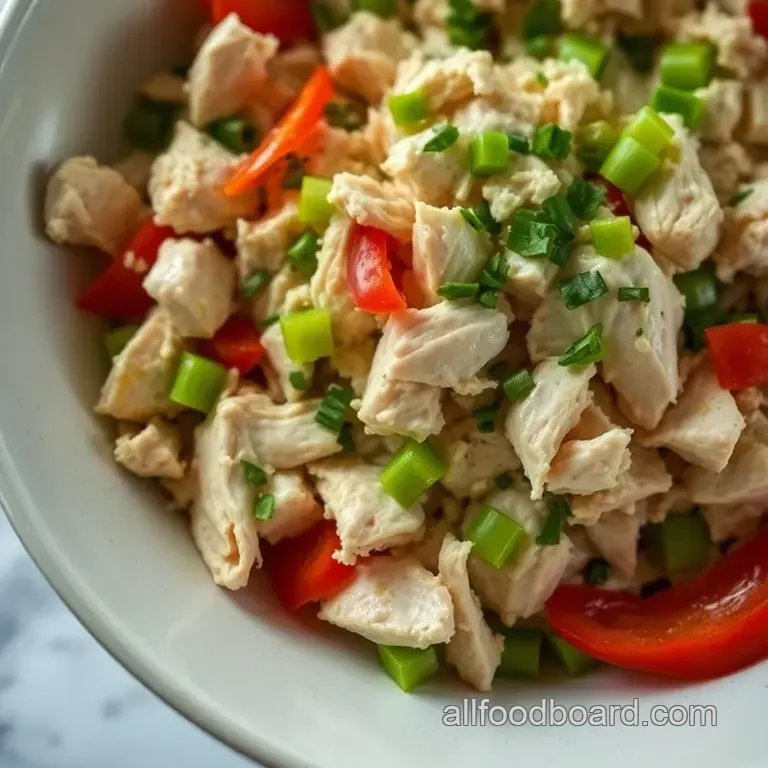 Hearty Herb Chicken Salad Delight presentation