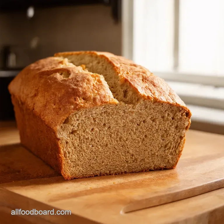 Hearty Homemade Whole Wheat Bread presentation