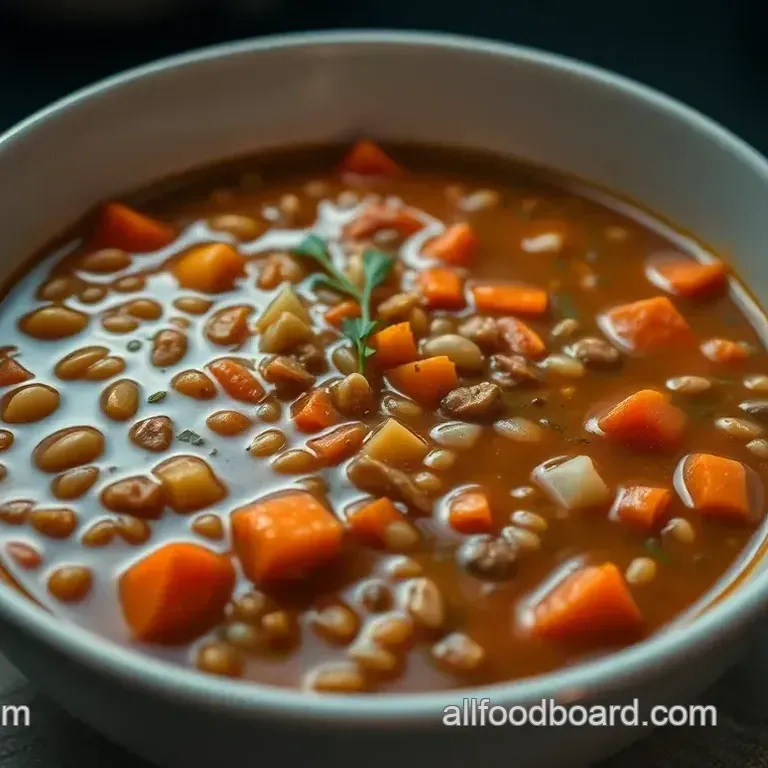 Hearty Lentil Soup: A Comforting Bowl of Nourishment