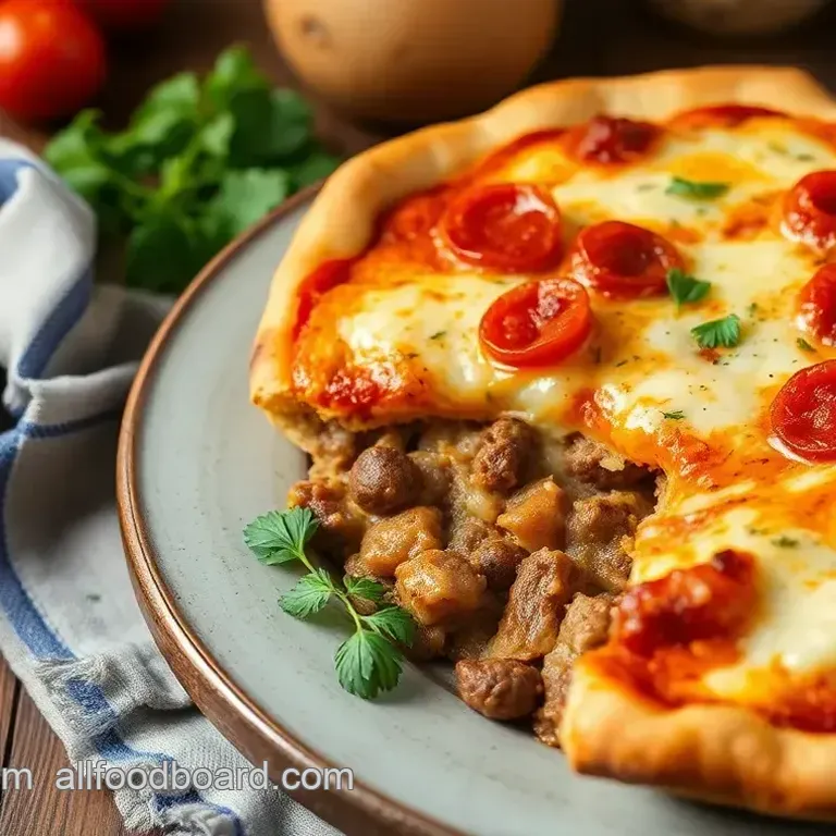 Hearty Meat Lovers Pizza Casserole
