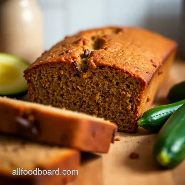 Heavenly Homemade Zucchini Bread presentation