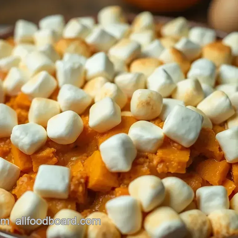 Heavenly Sweet Potato Casserole with Marshmallow Topping