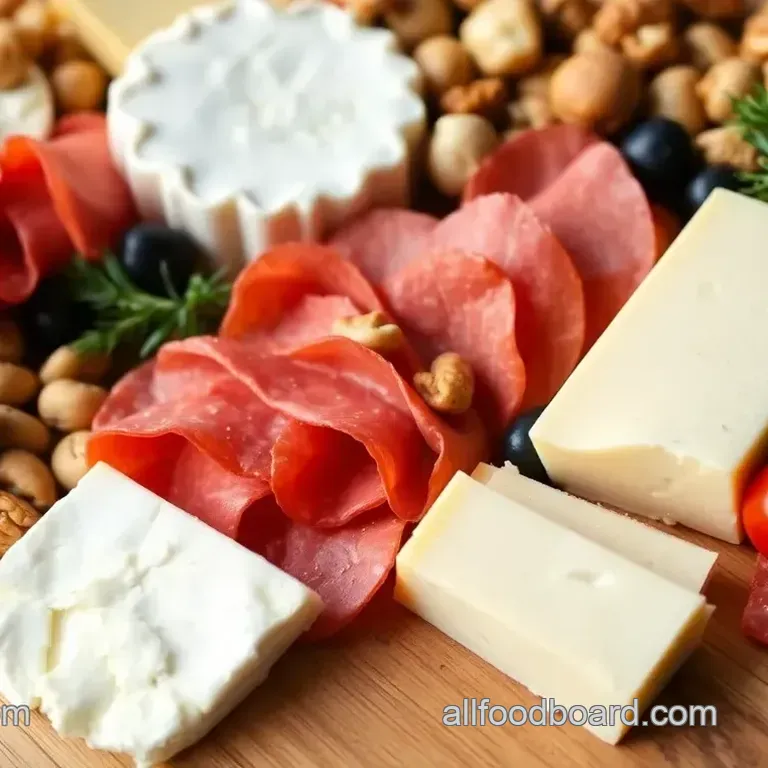 Holiday food gift with serving board: 5 Easy Charcuterie!