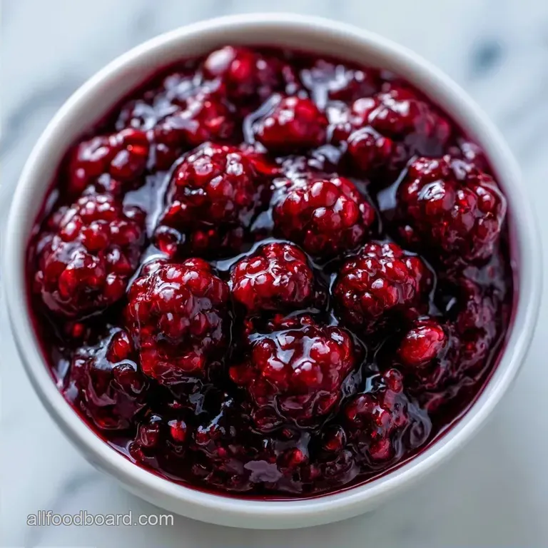 Homemade Blackberry Jam: Tangy and Silky