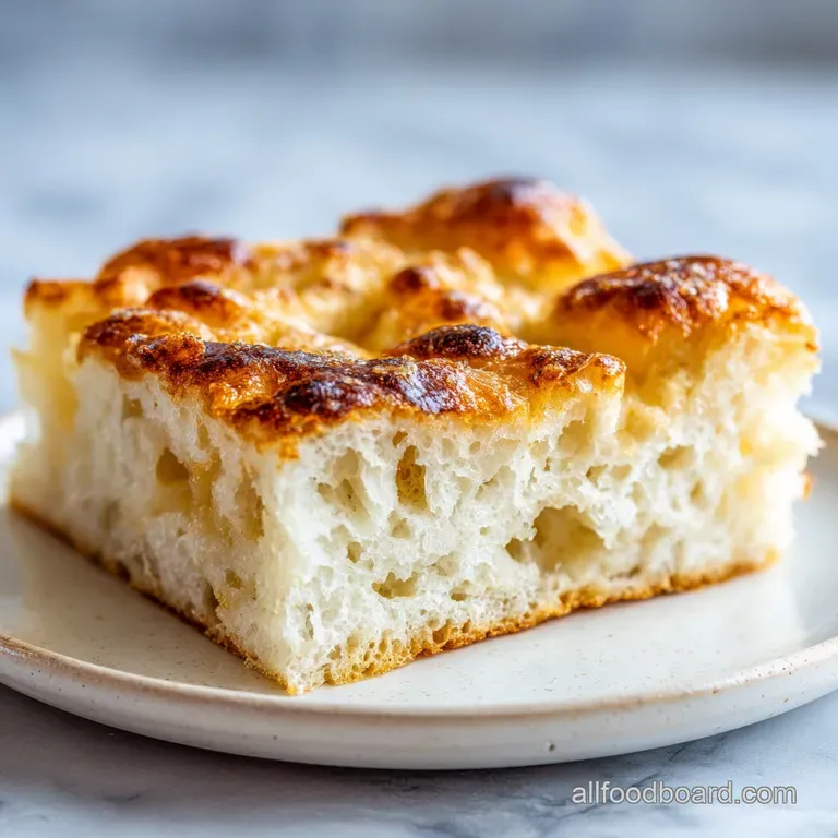 Slices of airy focaccia, generously oiled and sprinkled with herbs, alongside a vibrant bowl of olives and a drizzle of ba...