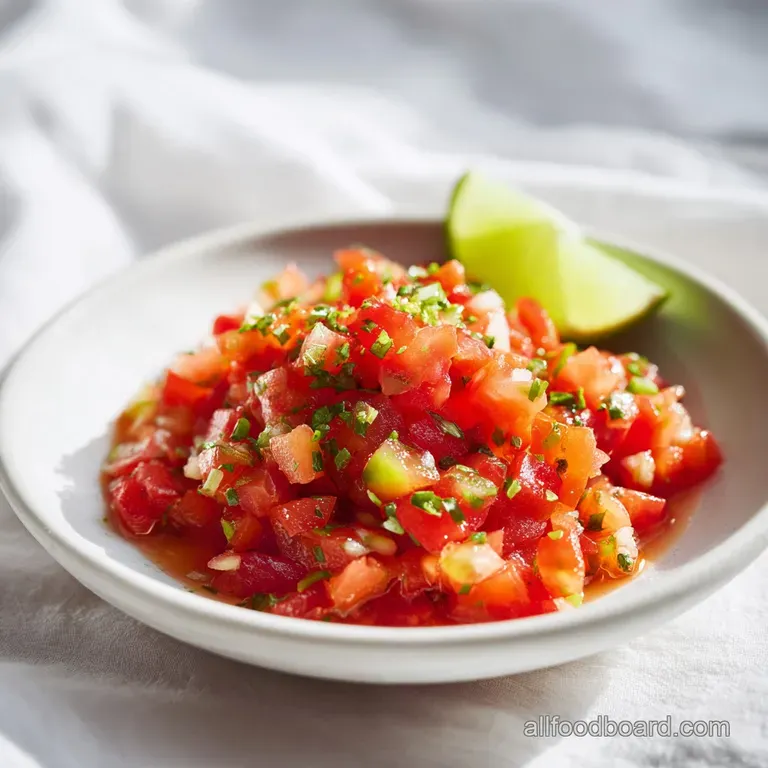 Homemade Salsa: Vibrant and Chunky