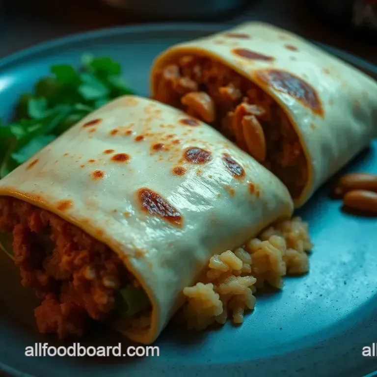 Homemade Taco Bell Beefy Melt Burrito