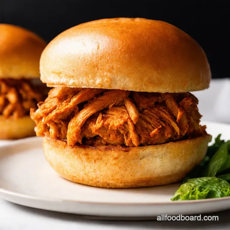 Hot Honey Pulled Chicken Sandwiches Sweet Heat Recipe
