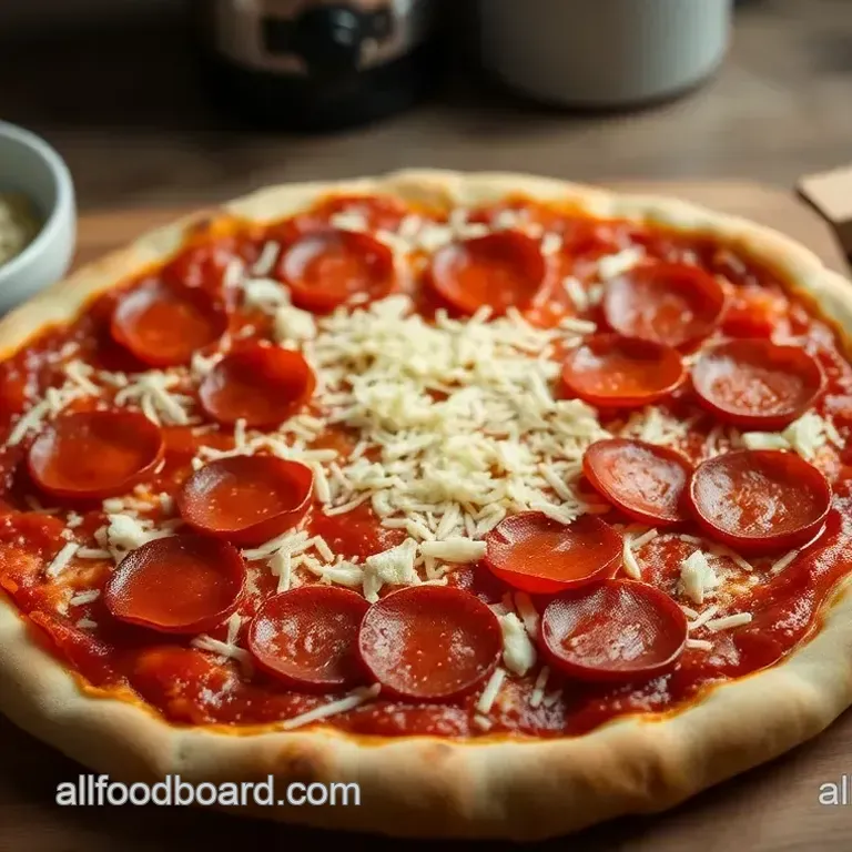 Hot Honey Pepperoni Ricotta Pizza
