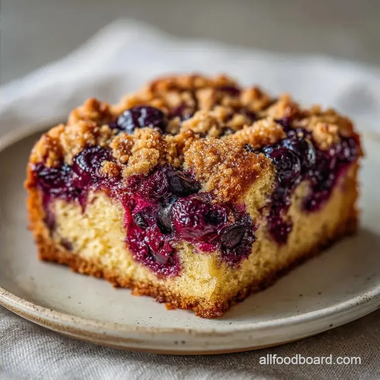 Old Fashioned Huckleberry Buckle: Rustic and Jammy