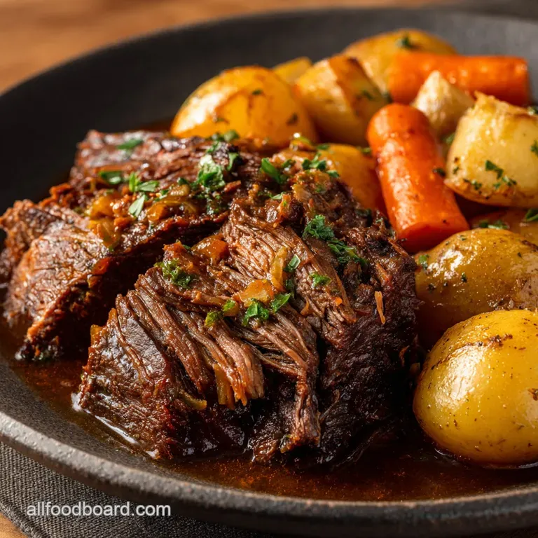 The Speed Demon Instant Pot Pot Roast with Proper Gravy