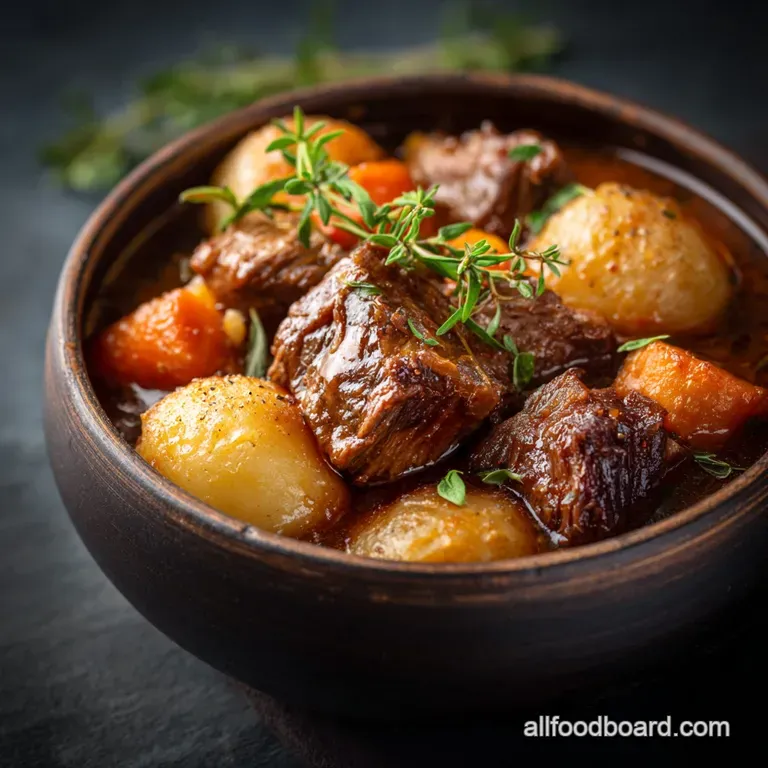 Instant Pot Recipes: Sunday Roast Beef Stew (8 Hours of Flavor in One) presentation