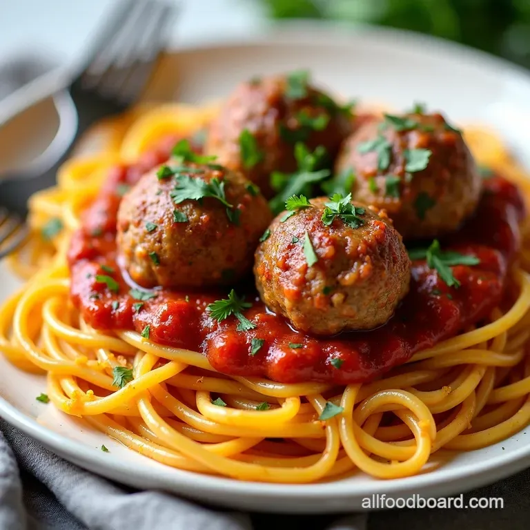 Instant Pot Spaghetti Squash and Meatballs