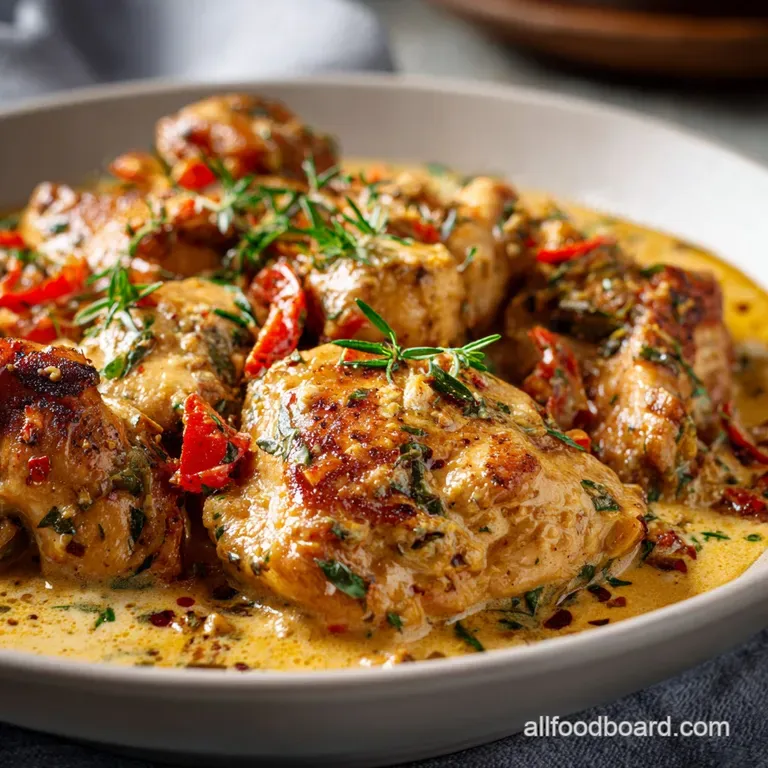 Instant Pot Creamy Tuscan Chicken and Herb Rice