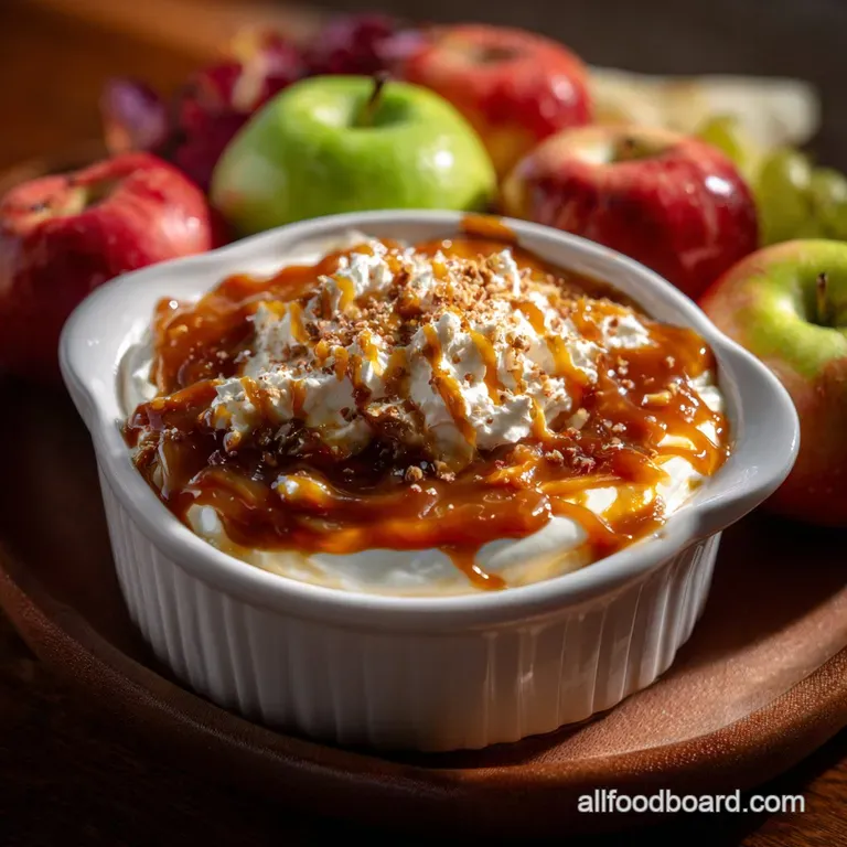 Irresistible Caramel Apple Dip Recipe Perfect: No Separation! presentation