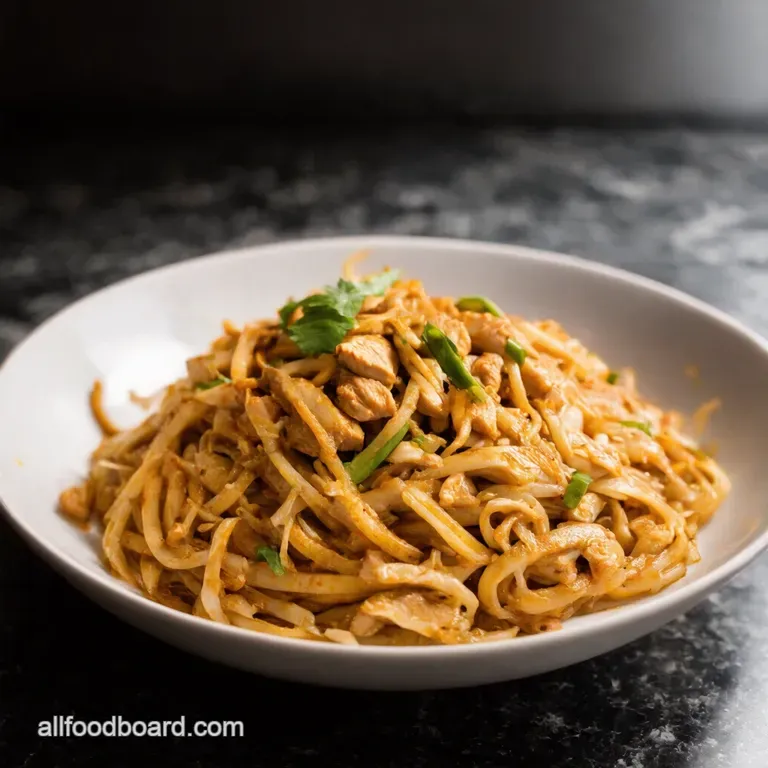 Irresistible Chicken Pad Thai Your Weeknight Flavor Bomb presentation