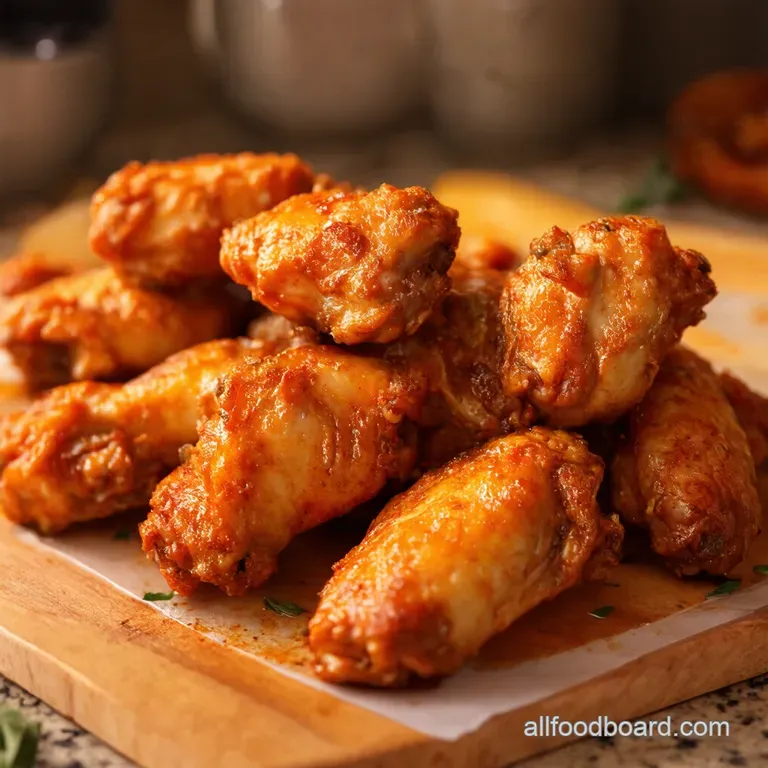 Italian Rosemary Chicken Wings presentation