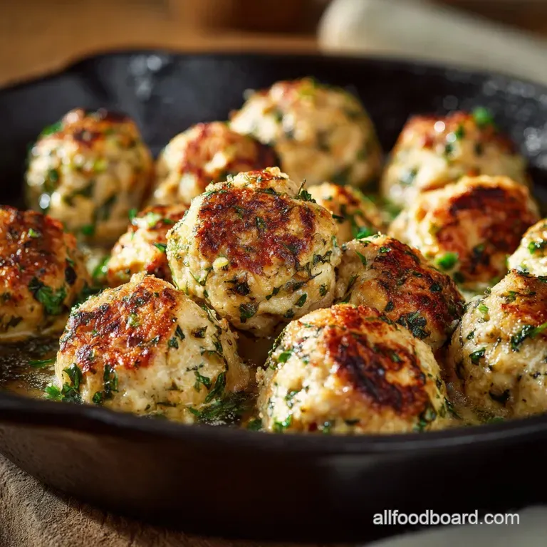 Chicken Meatballs: The Best Juicy Lemon Herb Recipe