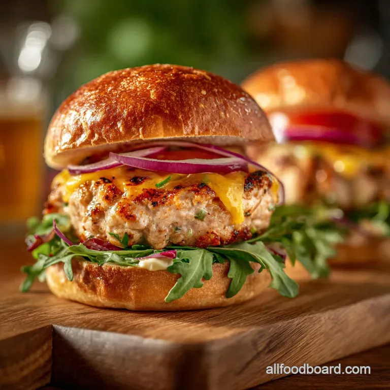 The Great British PubStyle Turkey Burger Never Dry