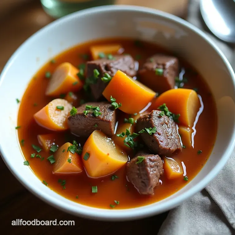 Ultimate Keto Crockpot Beef Stew Recipe ForkTender Rich SlowCooked Comfort The Ultimate Keto Crockpot Beef Root Vegetable Stew