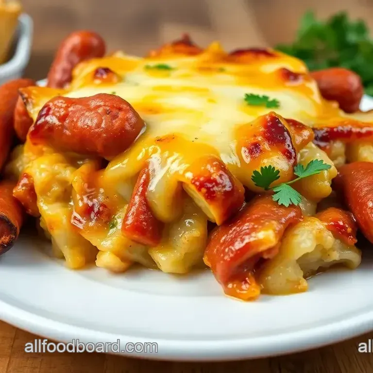 Bake Kielbasa Cheesy Potato Casserole