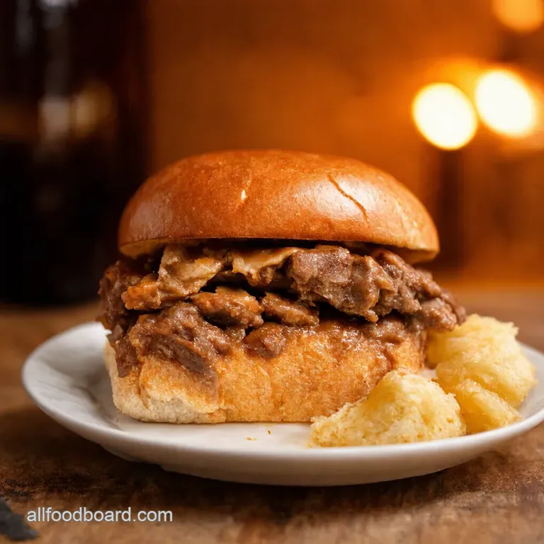 Lazy Sunday French Dip the Easiest Sandwich presentation