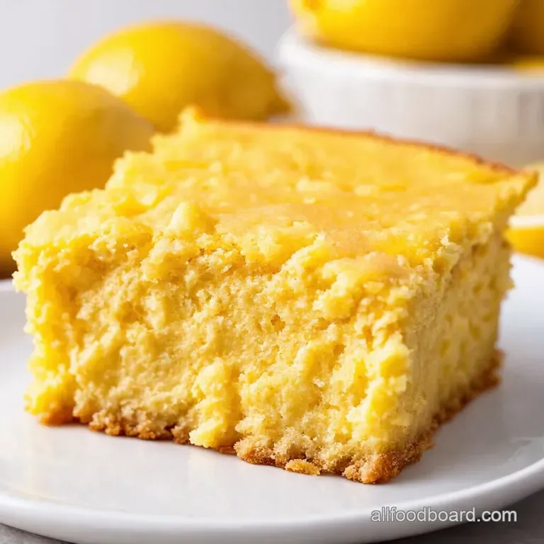 Lemon Cream Cheese Bliss The Easiest Dump Cake Ever presentation