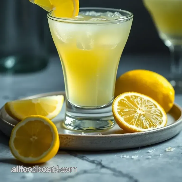 Lemon Drop Shot: A Zesty Delight in a Glass presentation