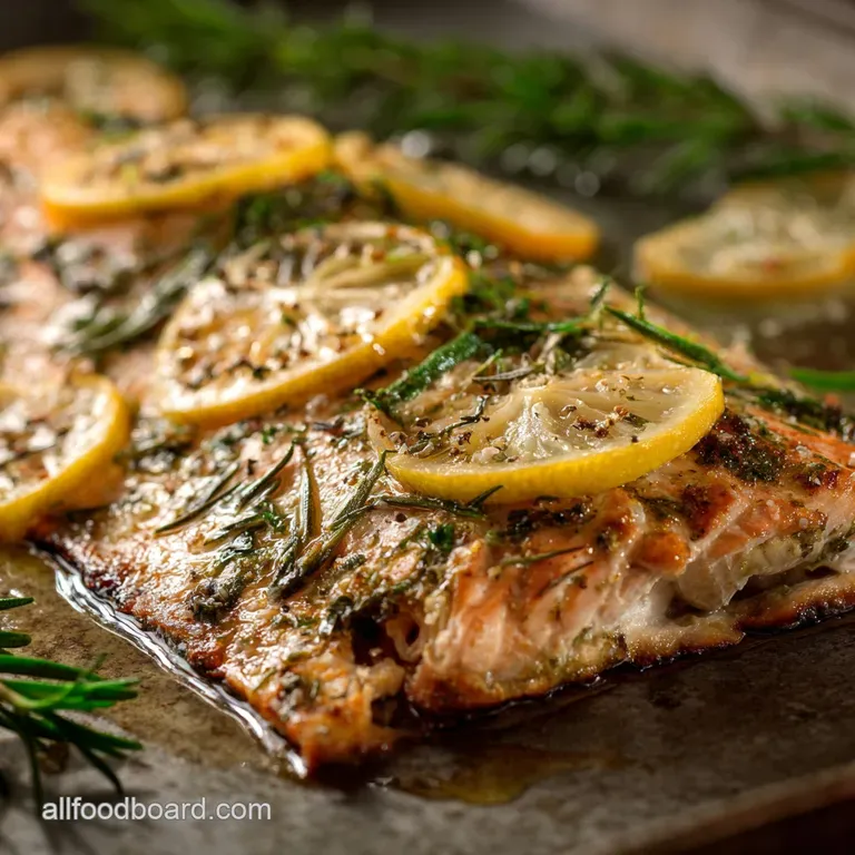 Simply Divine 20Minute Lemonherb Ovenbaked Trout presentation