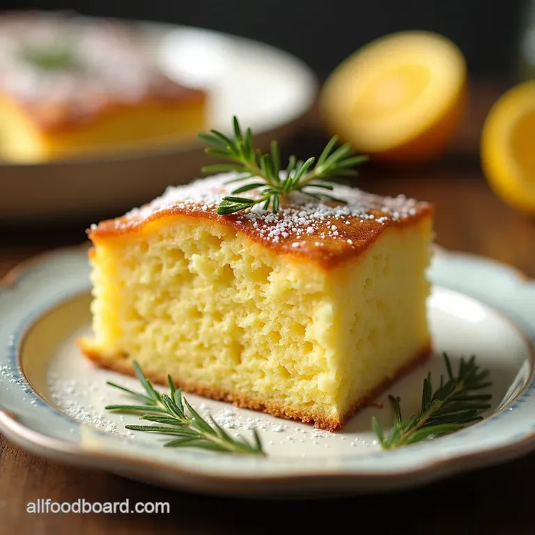 The Mediterranean Sunbeam UltraMoist Lemon Thyme Olive Oil Cake