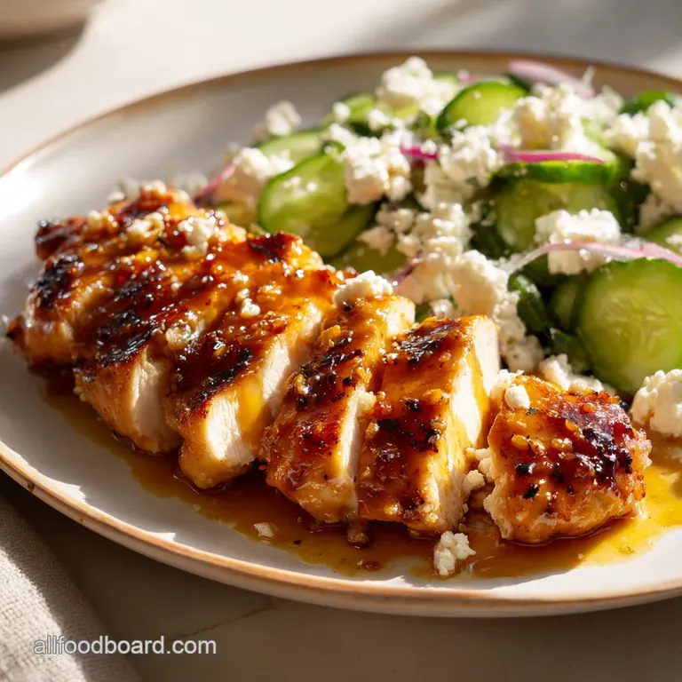Lemony Chicken Breast with Cucumber Feta Salad A 30Minute Weeknight Showstopper