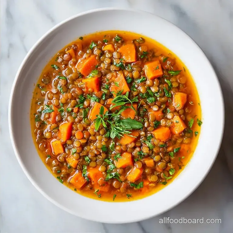 Lentil Slow Cooker Stew: Hearty and Velvety