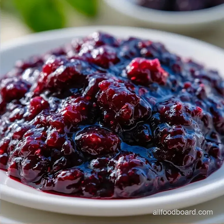 Low Sugar Blackberry Jam: Rich and Glossy
