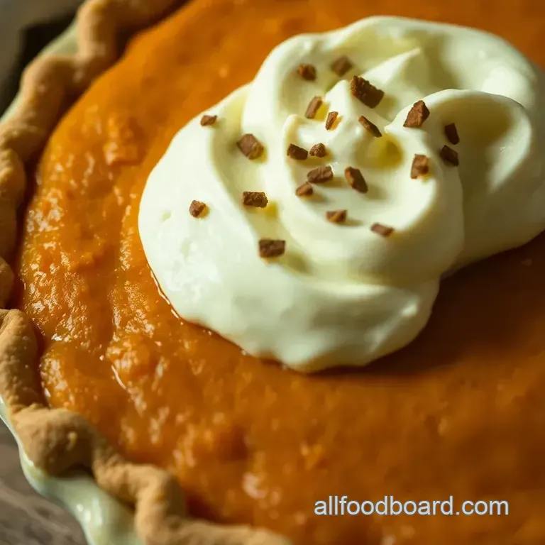 Luscious Southern Sweet Potato Pie presentation