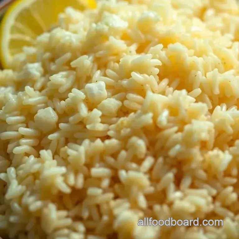 Lush and Creamy Sour Cream Rice: A Comforting Side Dish presentation
