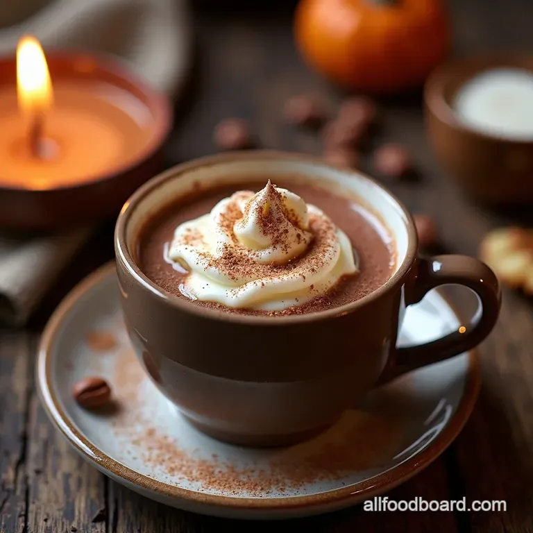 Maple Hot Chocolate presentation