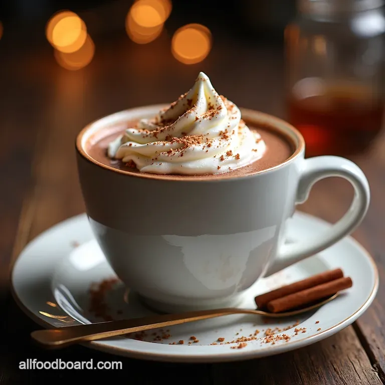 Maple Hot Chocolate Cosy Canadian Comfort in a Mug Maple Hot Chocolate