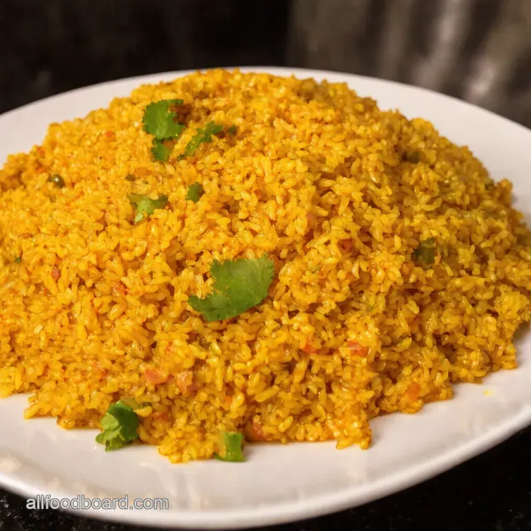 Marias Marvelous Mexican Rice presentation