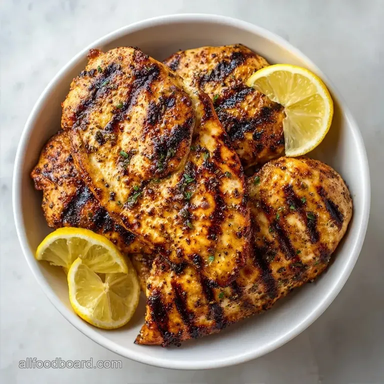 Marinated Grilled Chicken Breasts: Zesty and Juicy