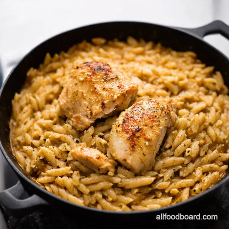 Marry Me Chicken Orzo A OnePan Romance presentation